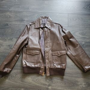 Men's Brown Leather Jacket